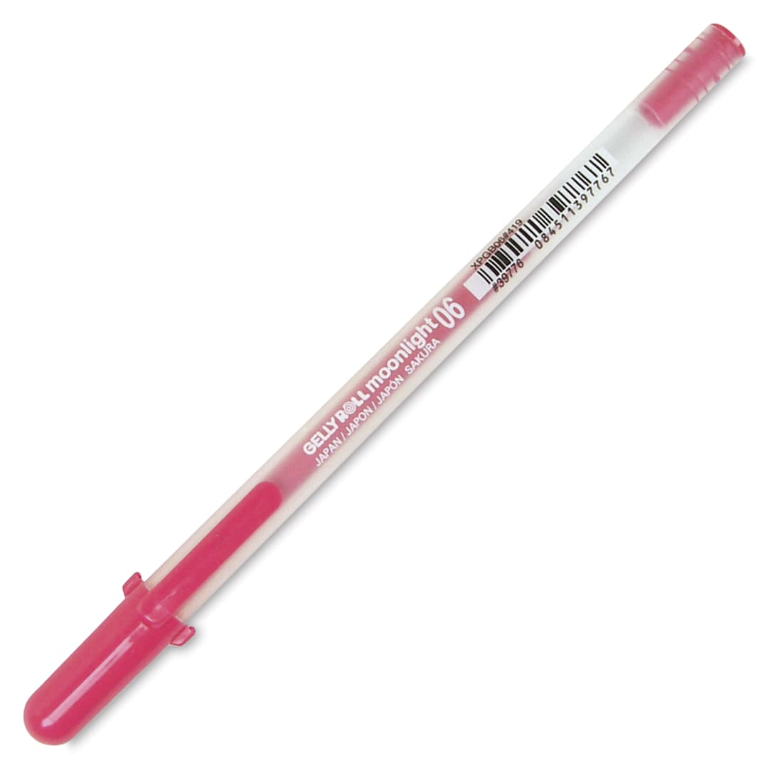 Open in modal - Sakura Gelly Roll Moonlight Pen - Red, Fine Point