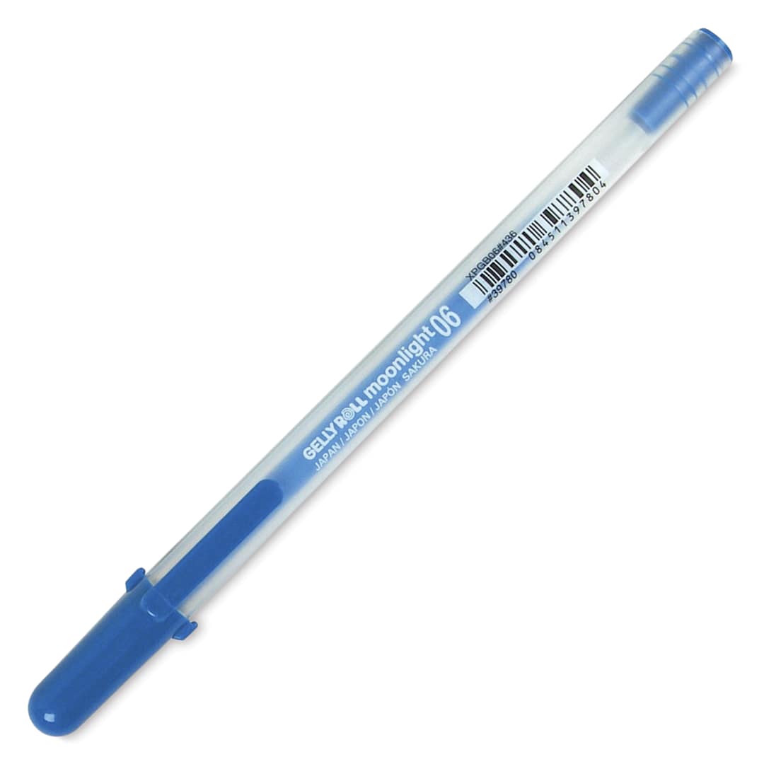 Open in modal - Sakura Gelly Roll Moonlight Pen - Blue, Fine Point