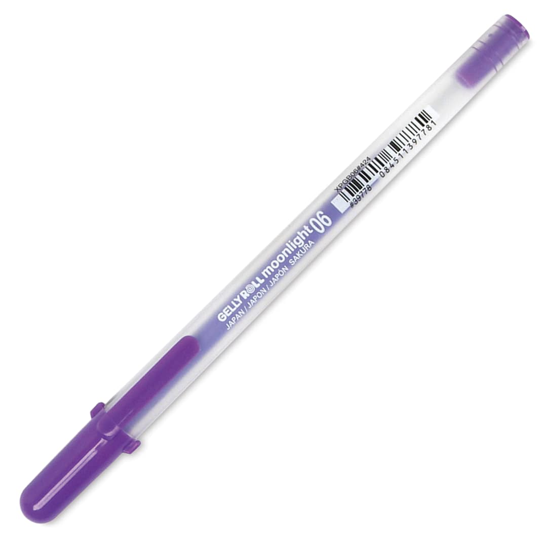 Open in modal - Sakura Gelly Roll Moonlight Pen - Purple, Fine Point