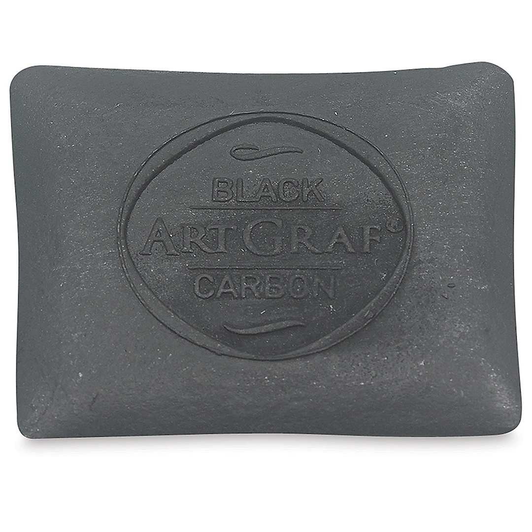 Open in modal - Viarco ArtGraf Carbon - Top view of Carbon Disc showing stamped logo
