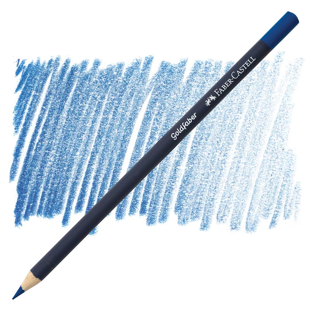 Open in modal - Faber-Castell Goldfaber Color Pencil - Bluish Turquoise 149 pencil and swatch