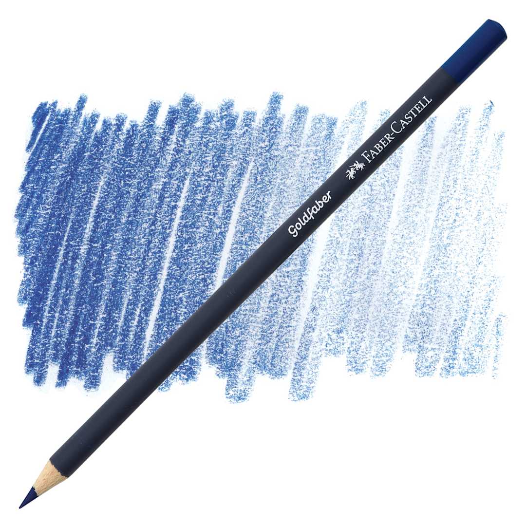 Open in modal - Faber-Castell Goldfaber Color Pencil - Helioblue Reddish 151 pencil and swatch