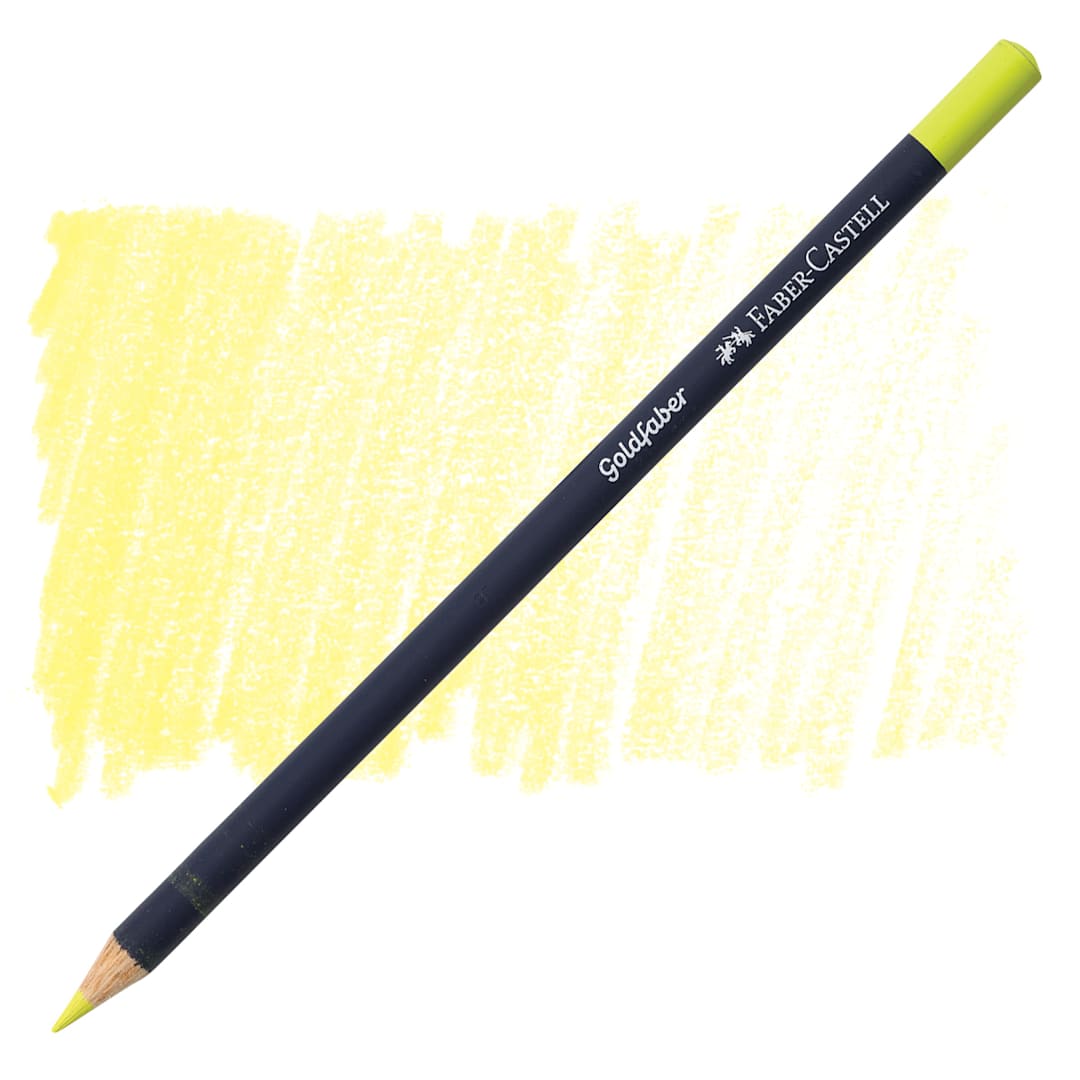 Open in modal - Faber-Castell Goldfaber Color Pencil - Light Yellow Glaze 104 pencil and swatch