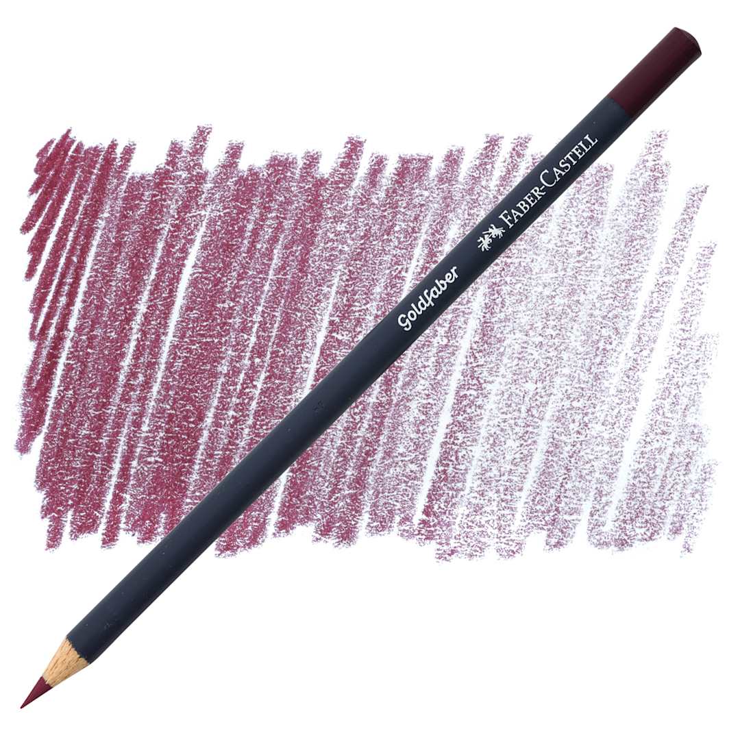 Open in modal - Faber-Castell Goldfaber Color Pencil - Magenta 133 pencil and swatch