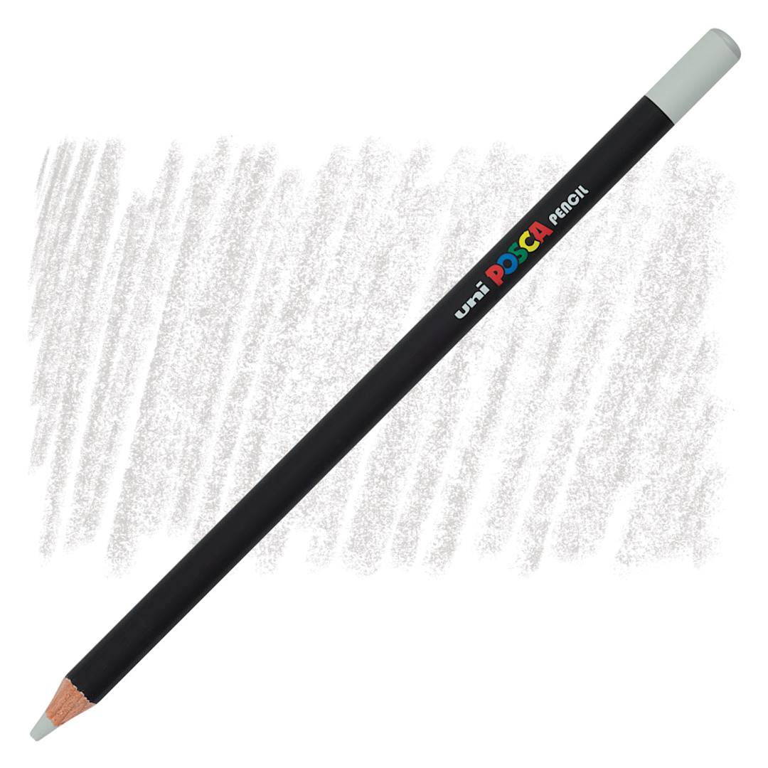 Open in modal - Posca Colored Pencil - Light Grey pencil and swatch