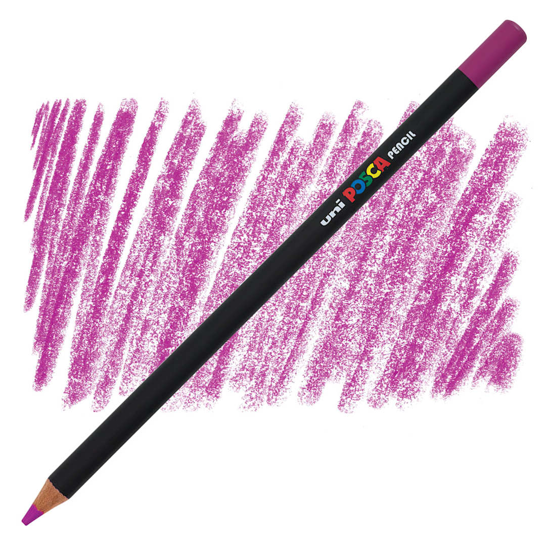 Open in modal - Posca Colored Pencil - Mauve pencil and swatch