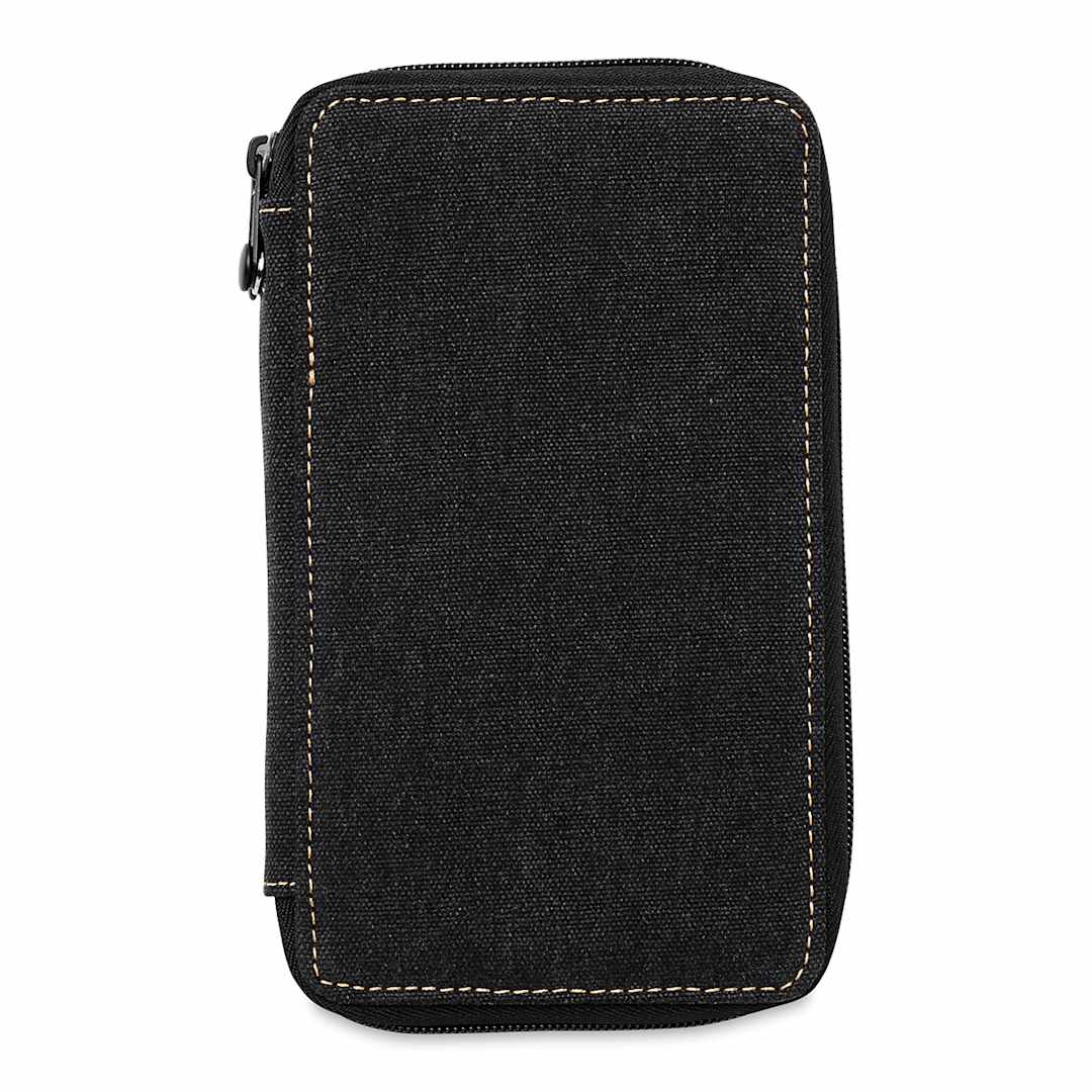 Open in modal - Speedball Canvas Pencil Case - Black, for 48 Pencils
