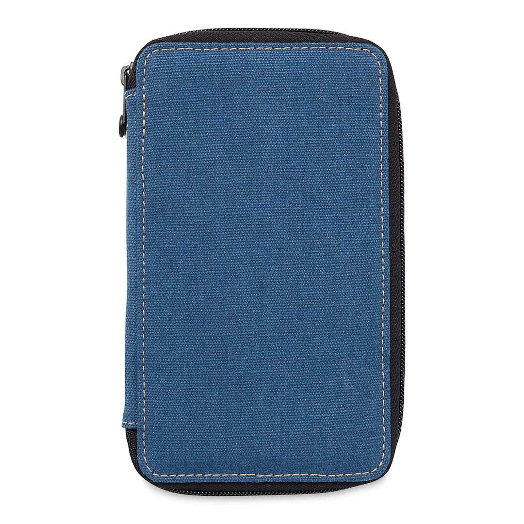 Open in modal - Speedball Canvas Pencil Case - Denim, for 24 Pencils
