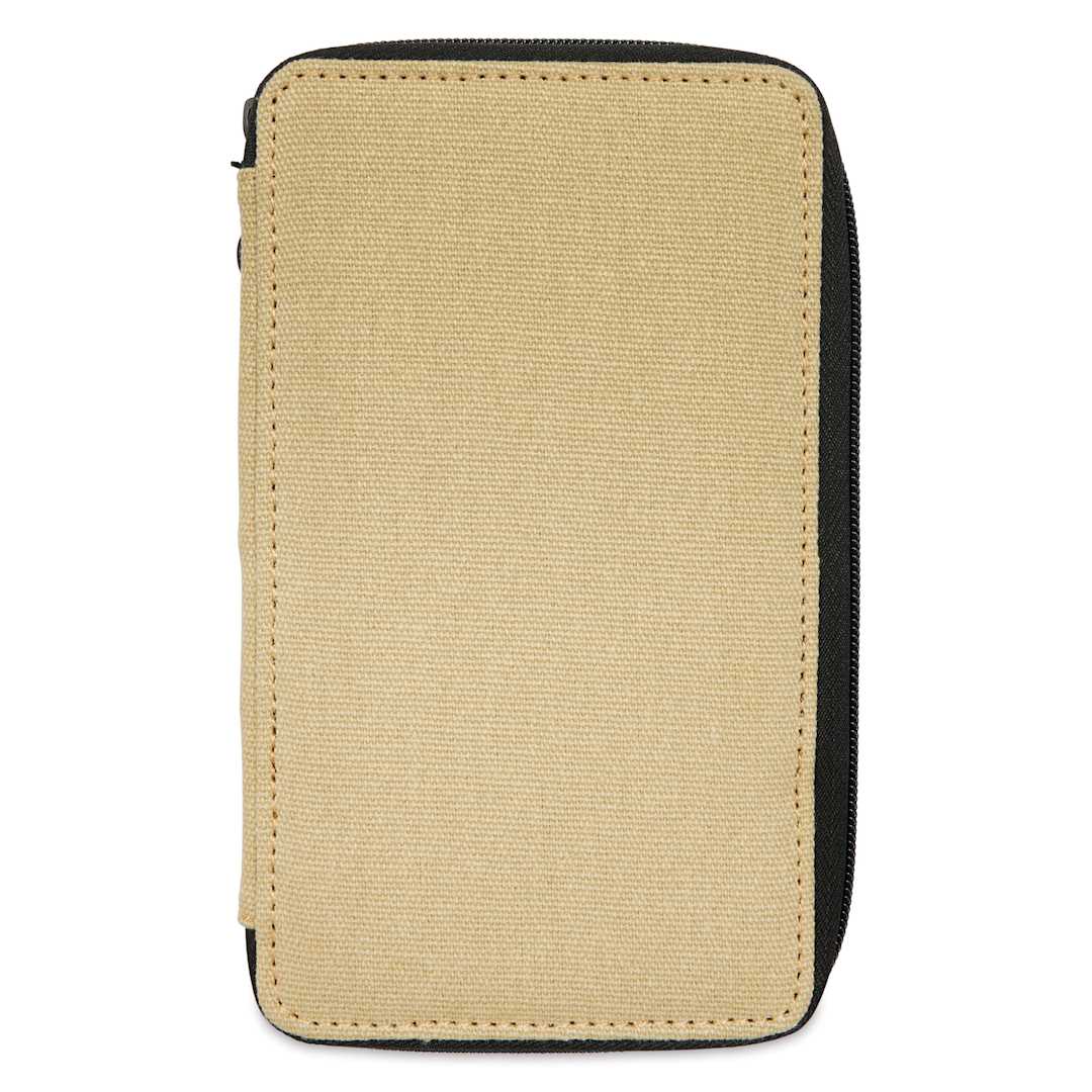 Open in modal - Speedball Canvas Pencil Case - Sage, for 24 Pencils