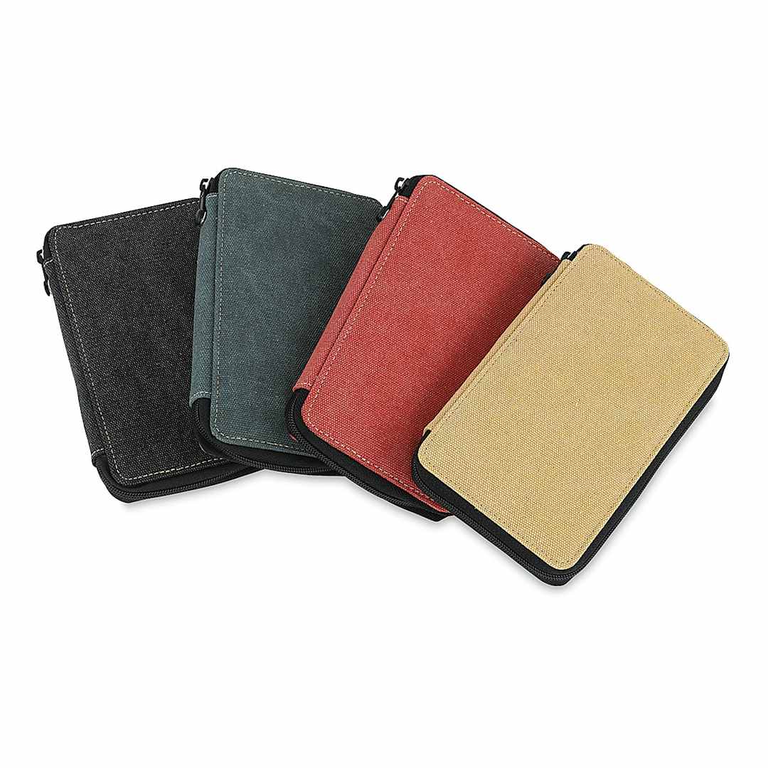 Open in modal - Speedball Canvas Pencil Cases, Assorted Colors 