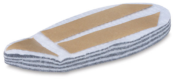 Open in modal - Expo Dry EraserReplacement Felts - Refill felts for Pointed Eraser shown stacked
