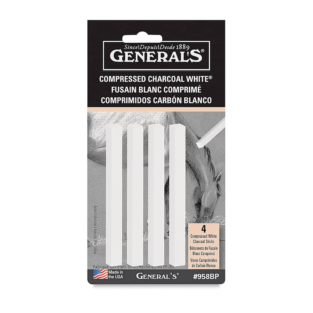 Open in modal - General's White Charcoal - Pack of 4