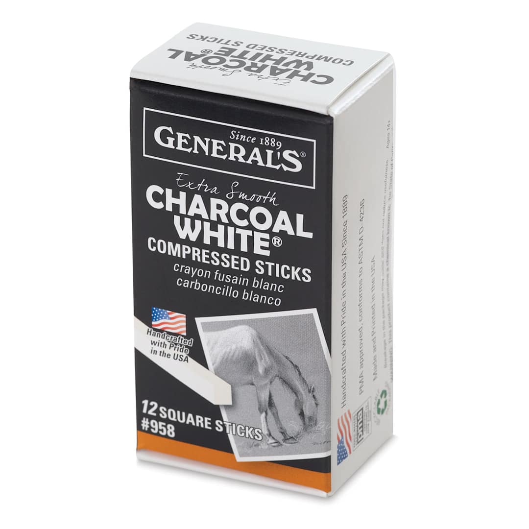 Open in modal - General's White Charcoal - Pack of 12