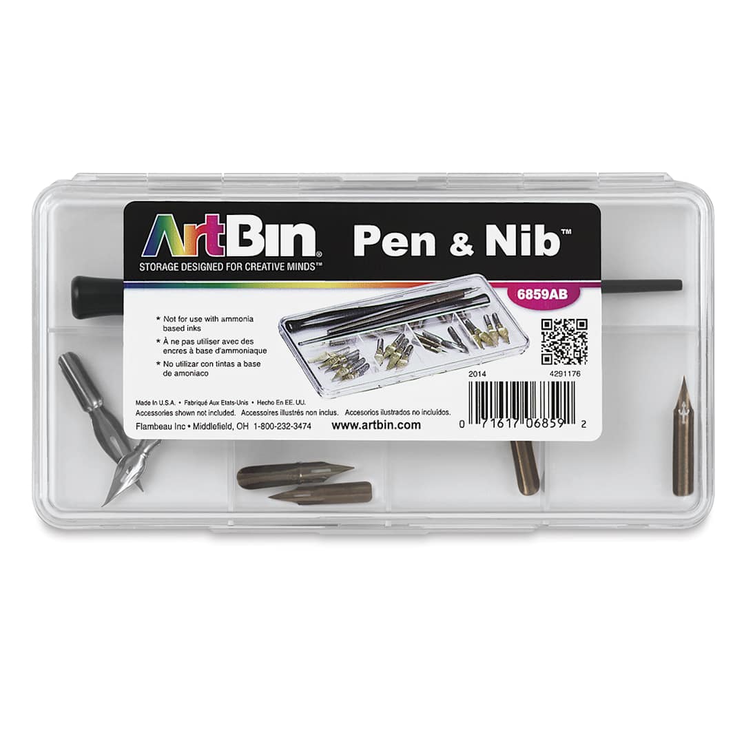 Open in modal - ArtBin Pen and Nib Box - Front of Nib Box shown with label