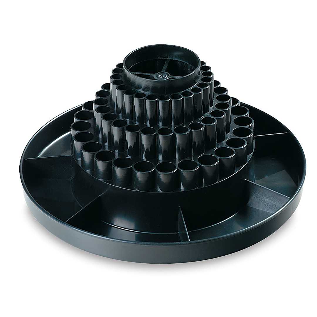 Open in modal - Alvin Spin-O-Tray - Black, 3 Level