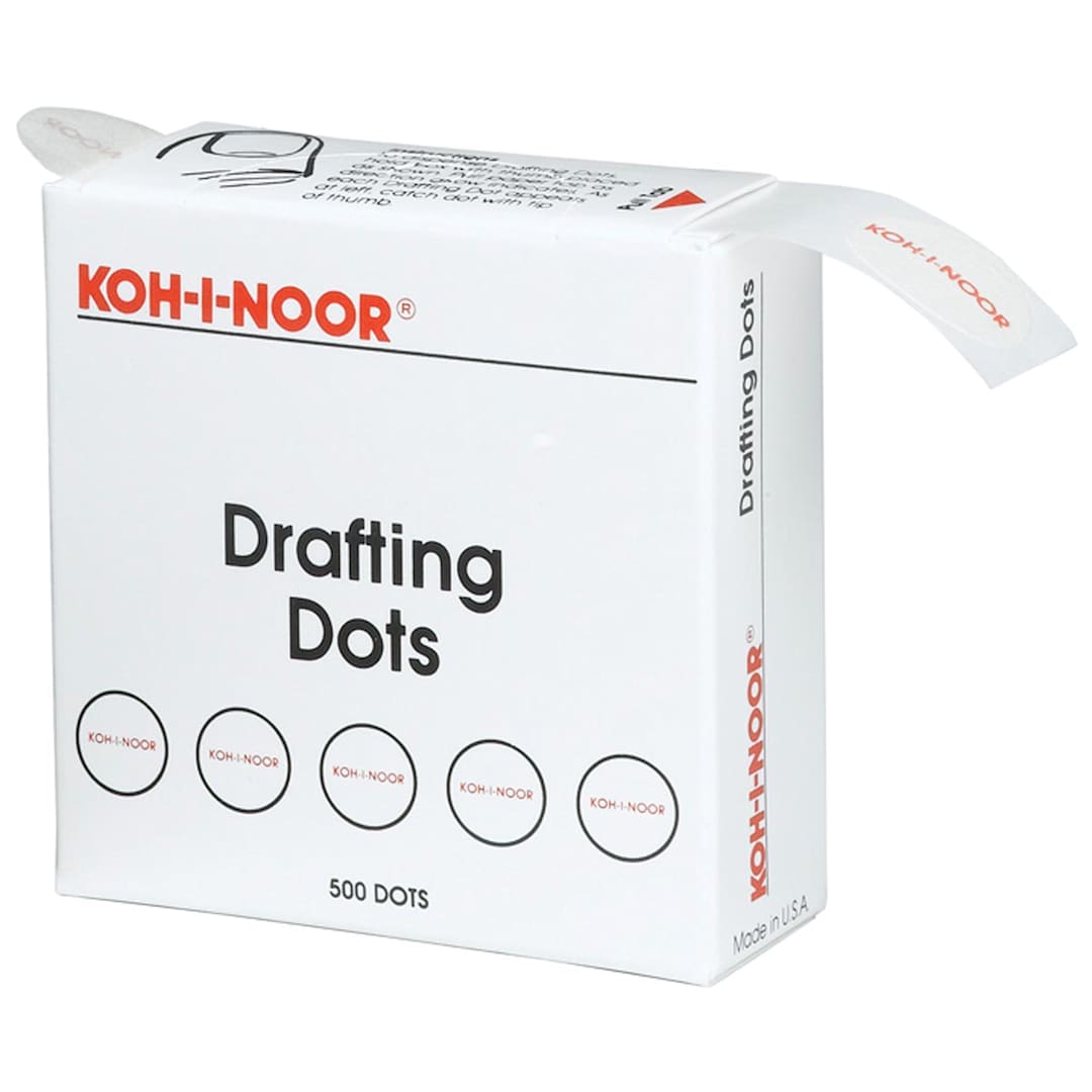Open in modal - Drafting Dots 7/8" Round Dots, 500 Roll
