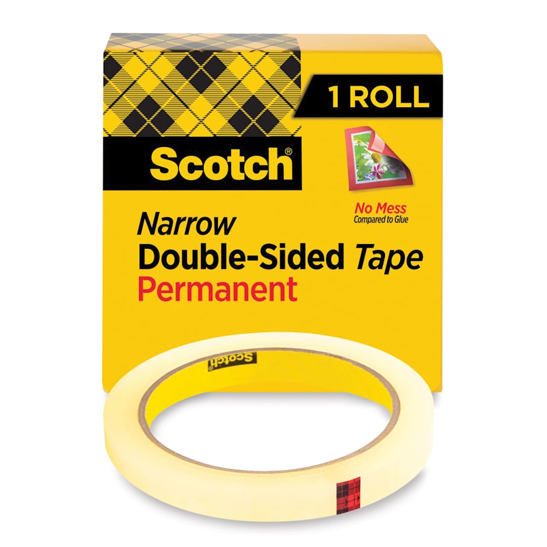 Open in modal - Scotch Permanent Double-Sided Tape - 1/2" x 1296"