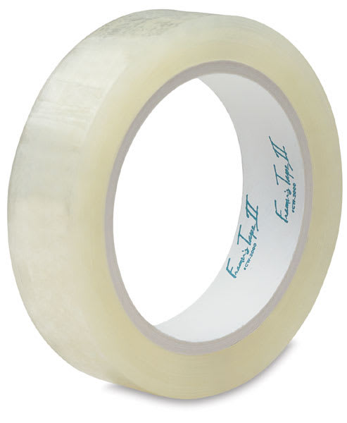 Open in modal - Framer's Tape II - Angled view of 1" clear roll