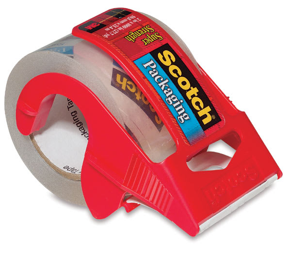Open in modal - Super Strength Packaging Tape, with Dispenser Super Strength 