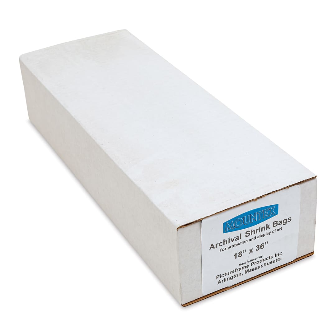 Open in modal - Mountex Shrink Wrap Bags - 18" x 36", Archival, Pkg of 10