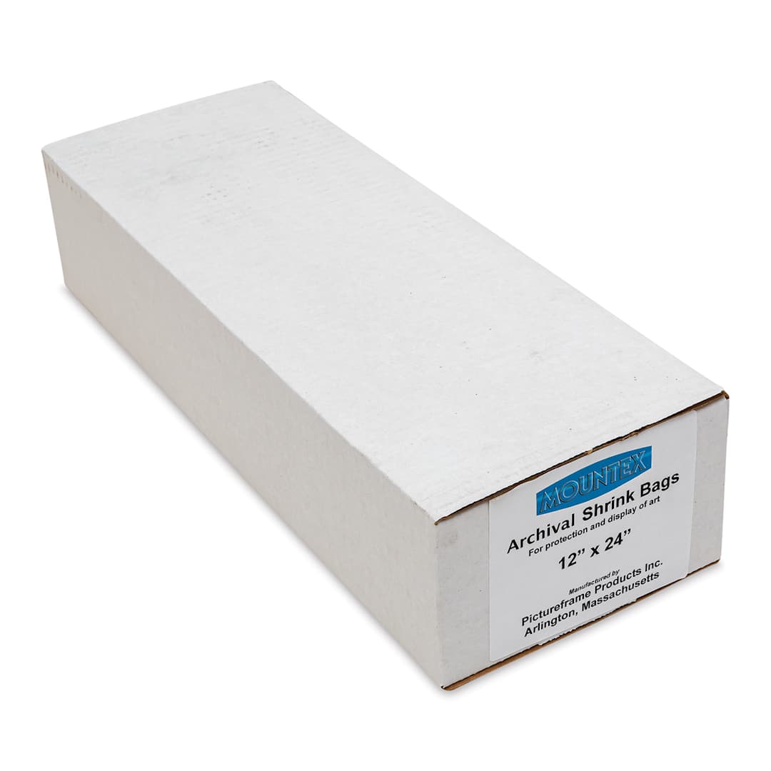 Open in modal - Mountex Shrink Wrap Bags - 12" x 24", Archival, Pkg of 10