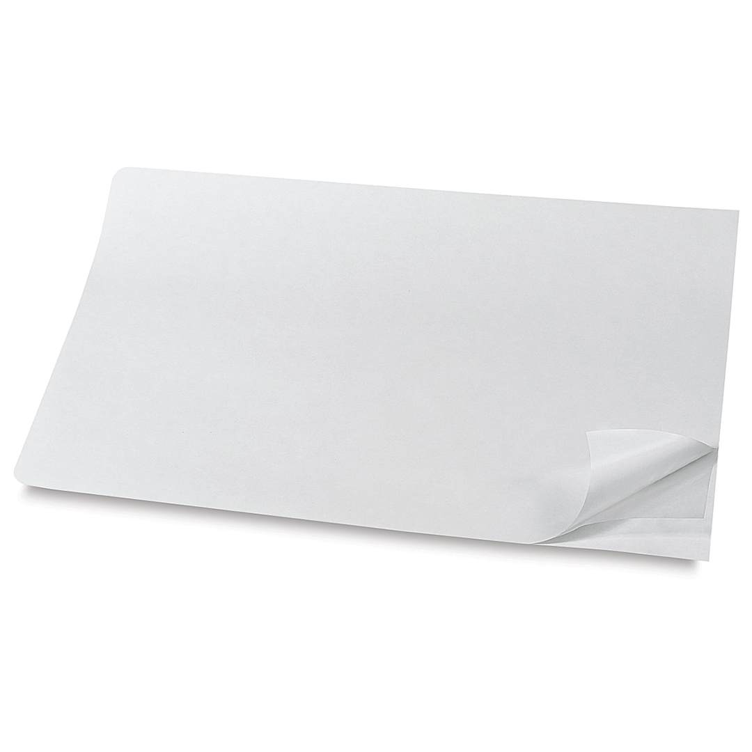 Open in modal - Grafix Double Tack Mounting Film - shown flat with one corner peeled up slightly