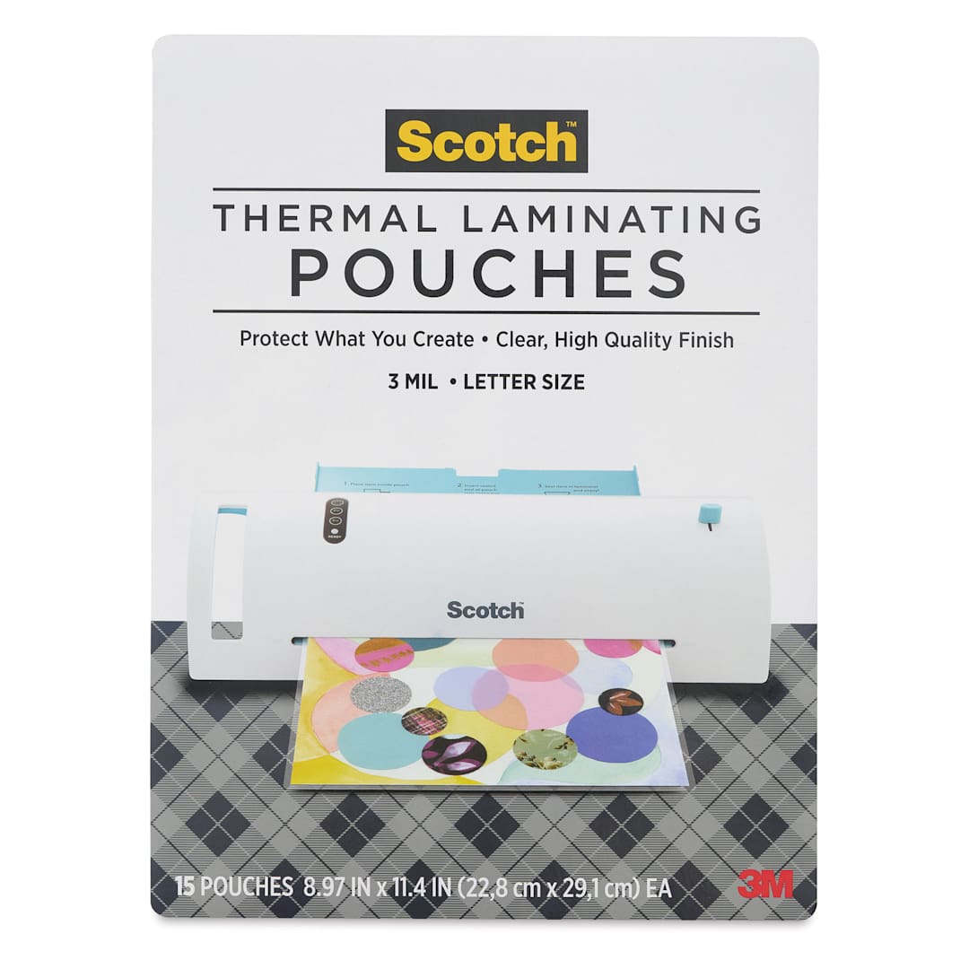 Open in modal - Scotch Thermal Laminating Pouches - 9" x 11-1/2", Pkg of 15