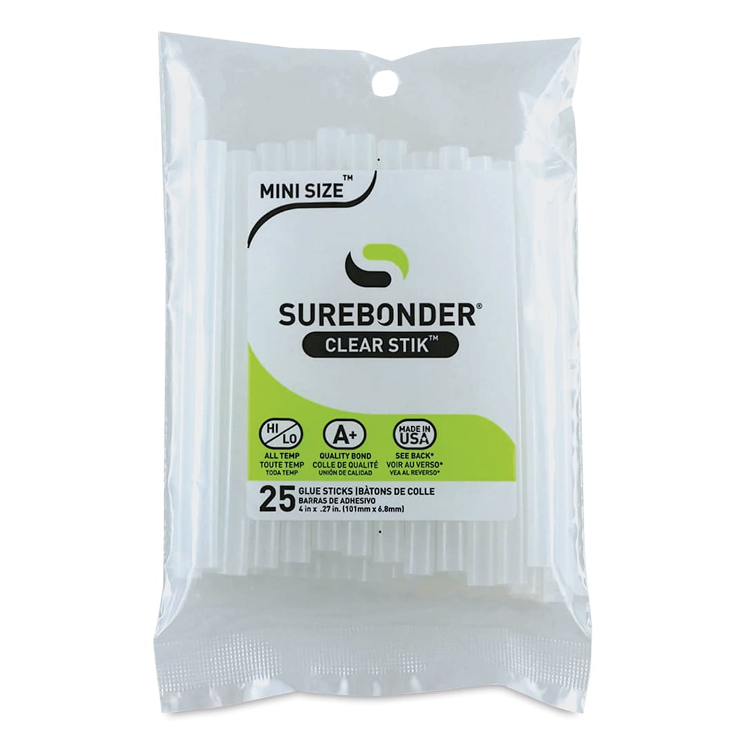 Open in modal - Glue Sticks for Mini-Trigger Guns - 25 lb, 5/16" x 10" - front of packaging