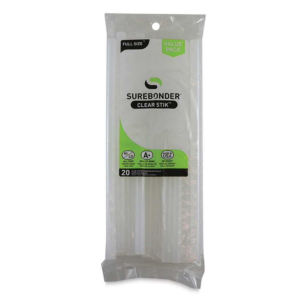 Open in modal - Surebonder Clear Stik Hot Glue Sticks - 1 lb, 7/16" x 10"