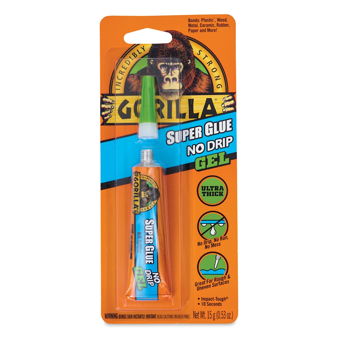 Open in modal - Gorilla Super Glue Gel - Precise, 0.5 oz front of packaging