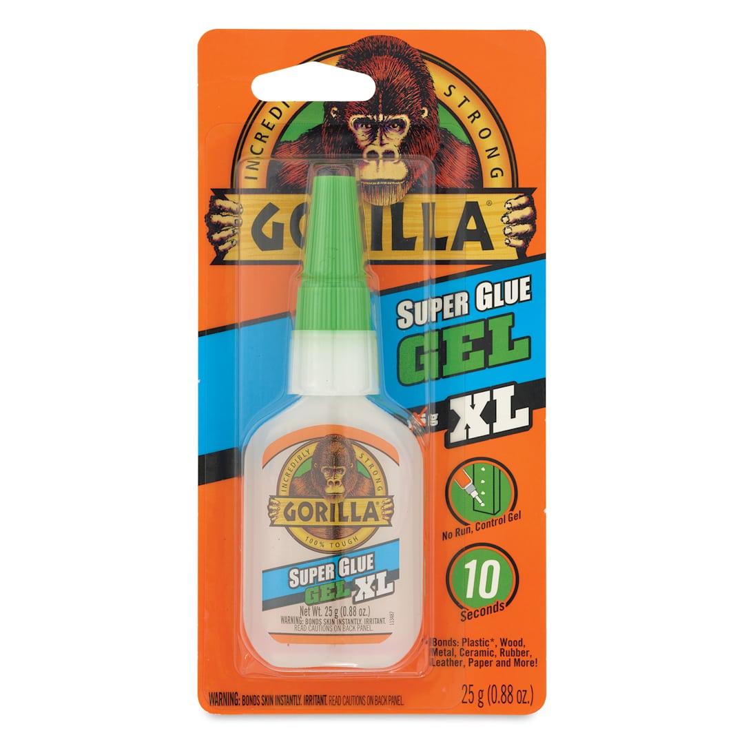 Open in modal - Gorilla XL Super Glue Gel- 0.8 oz - front of packaging