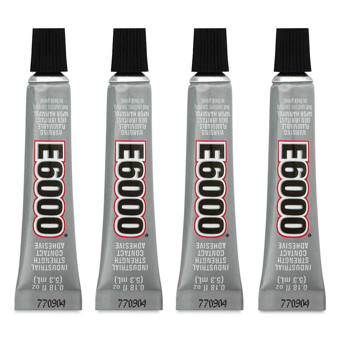 Open in modal - E6000 Industrial Strength Contact Adhesive - Mini Tubes, Pkg of 4