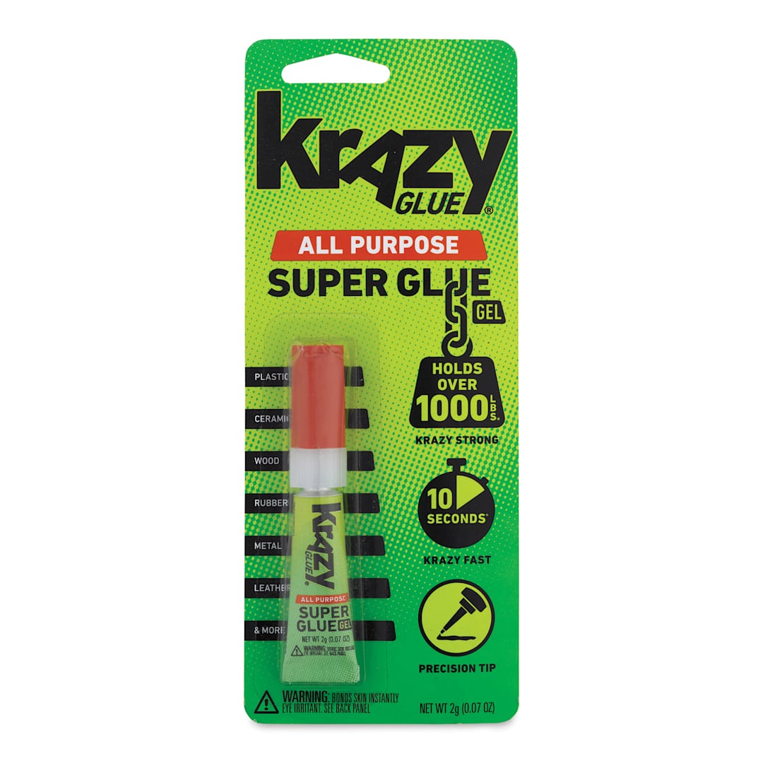 Open in modal - Krazy Glue All Purpose Super Glue Gel, front of the packaging