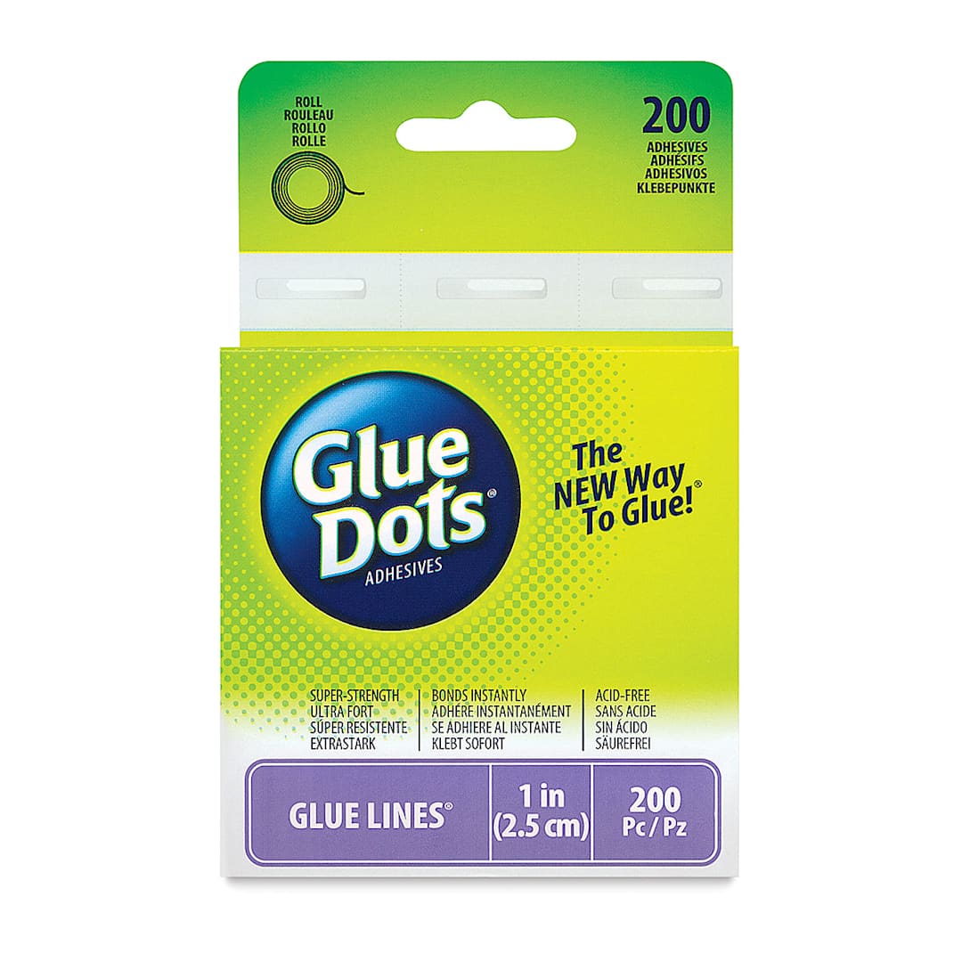 Open in modal - Glue Dots Glue Lines - 1", Pkg of 200