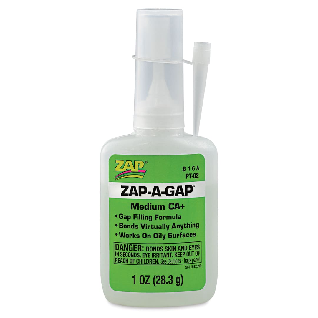 Open in modal - Zap-A-Gap CA+ Adhesive - Medium, 1 oz, front of the packaging