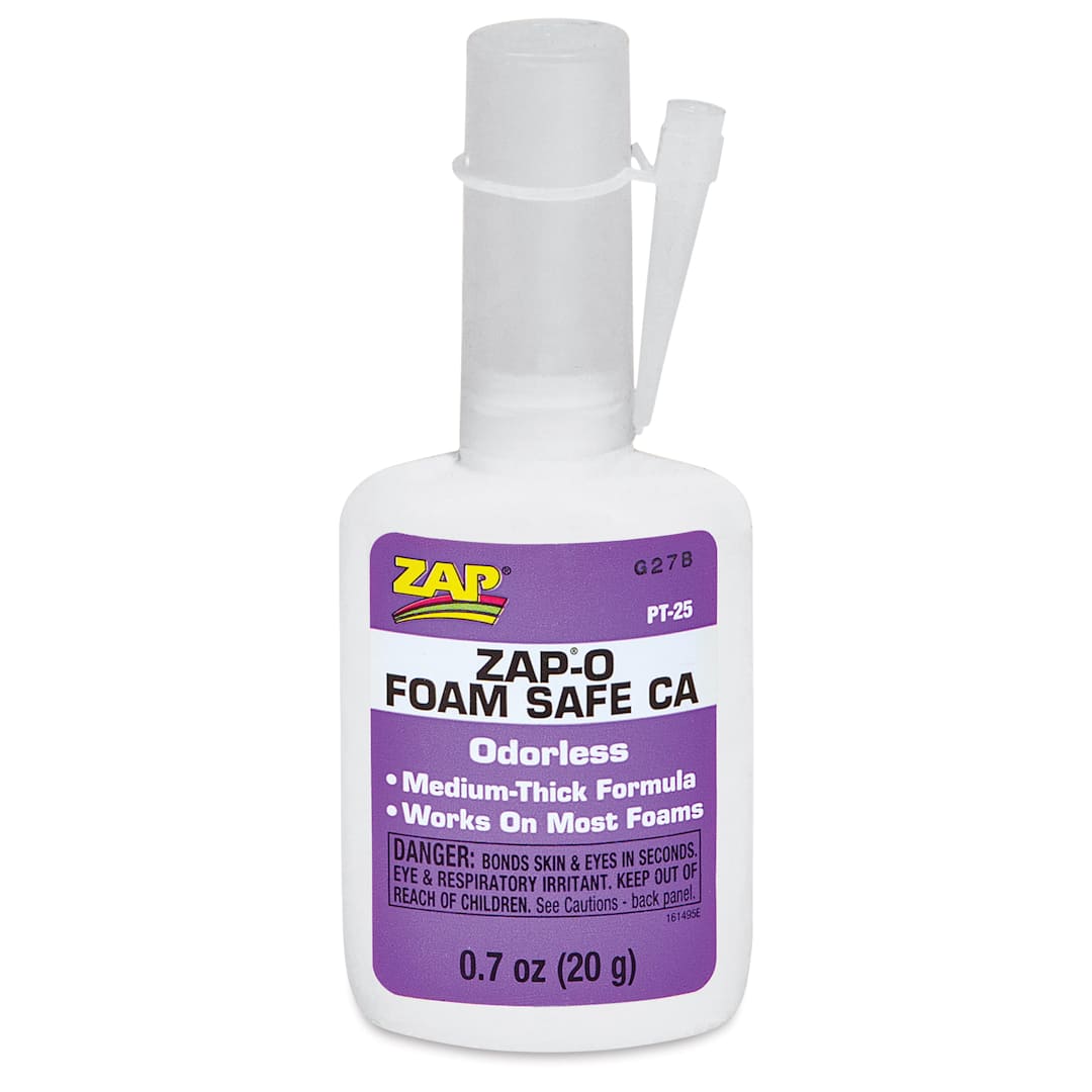 Open in modal - Zap-O Foam Safe CA Adhesive - Odorless, front of the packaging