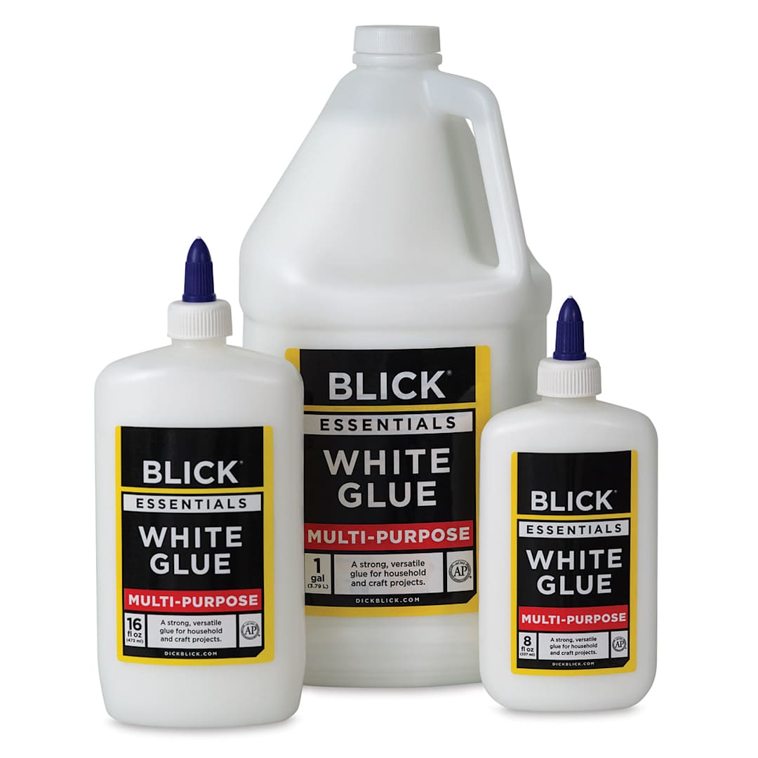 Open in modal - Blick White Glue, Pictured various sizes