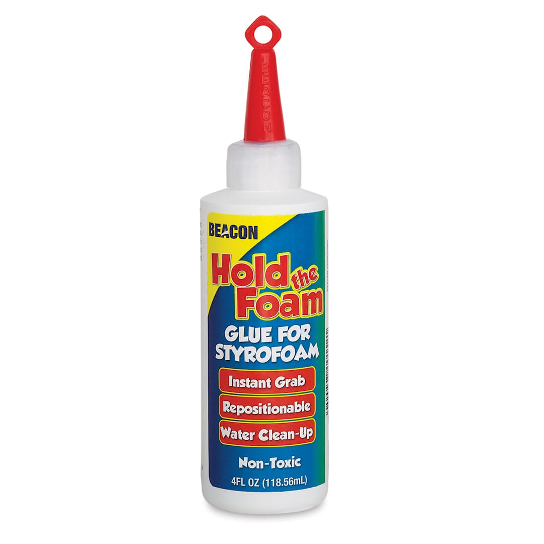 Open in modal - Beacon Hold the Foam! Glue - Front of 4 oz bottle
