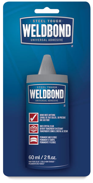 Open in modal - Weldbond Universal Adhesive - Front of package of 2 oz bottle