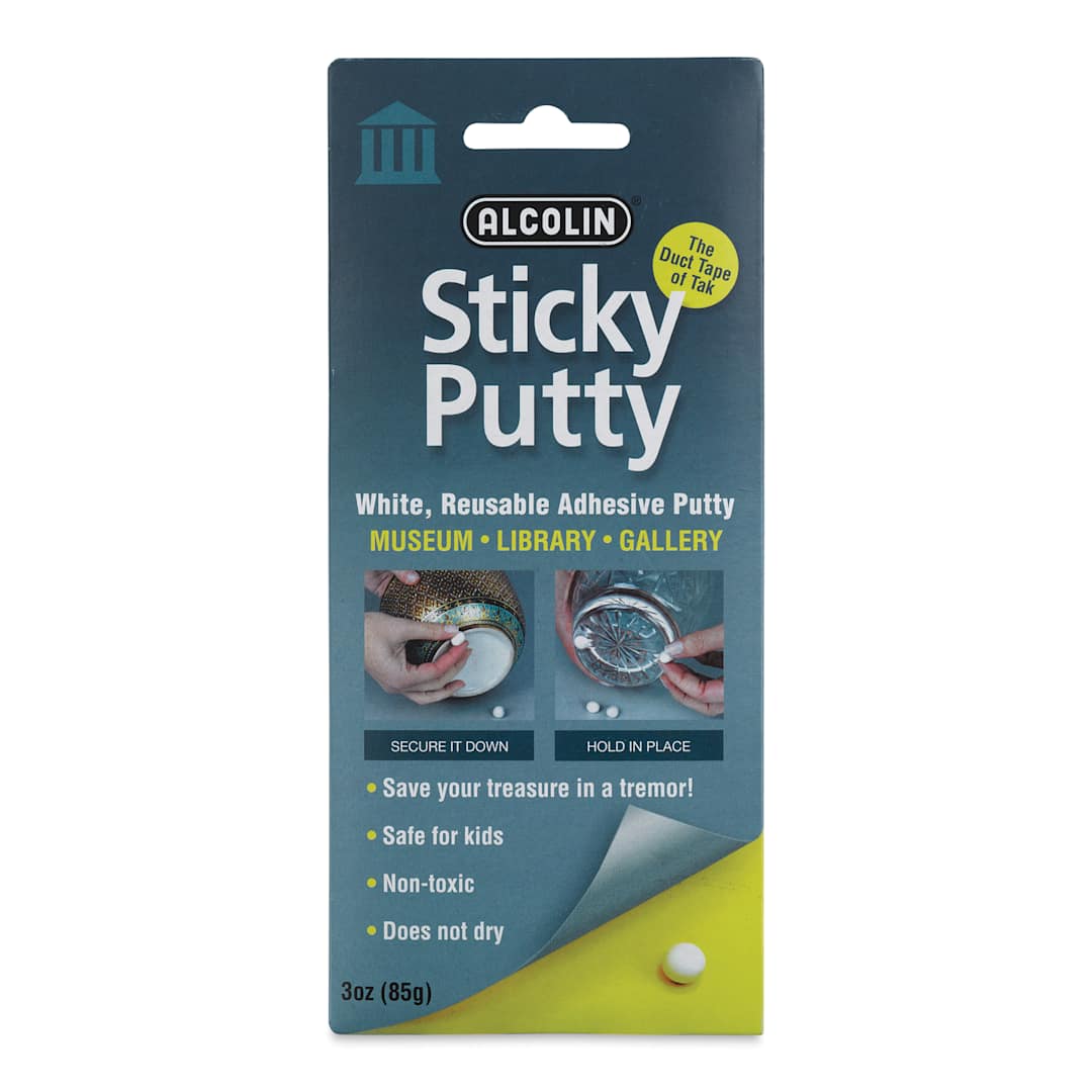 Open in modal - Alcolin Sticky Putty - Museum, 3 oz (Front of package)