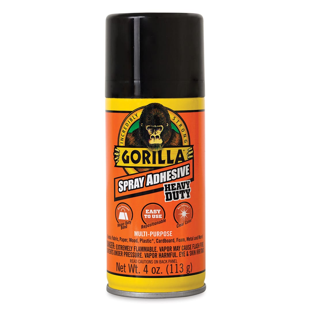 Open in modal - Gorilla Spray Adhesive - Front view of 4 oz can
