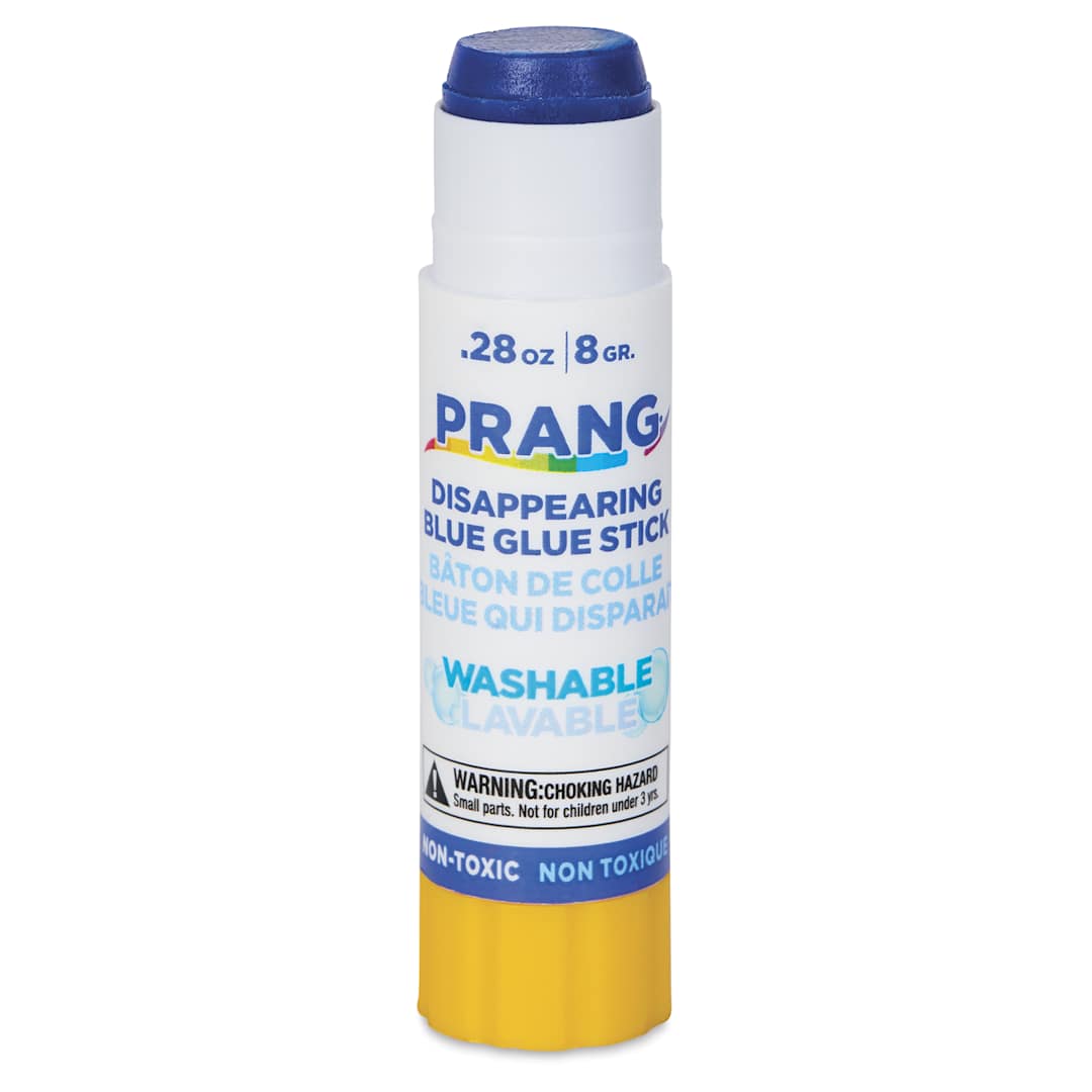 Open in modal - Prang Glue Stick - Blue, 0.28 oz - with cap removed
