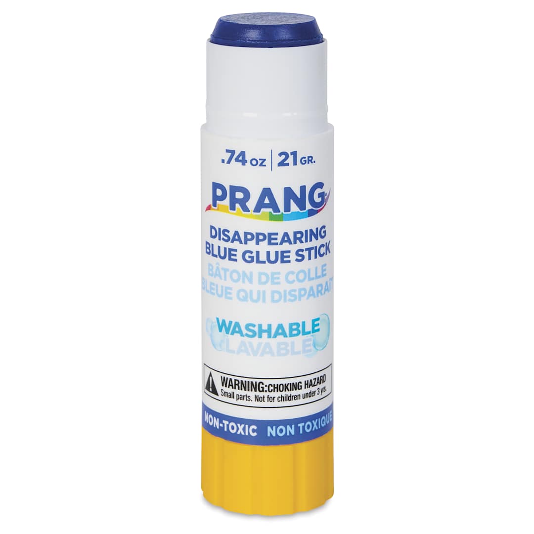 Open in modal - Prang Glue Stick - Blue, 0.74 oz - with cap removed