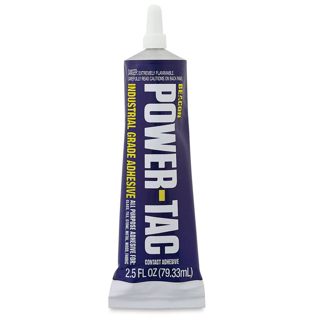 Open in modal - Power Tac Industrial Grade Adhesive - Tube shown upright
