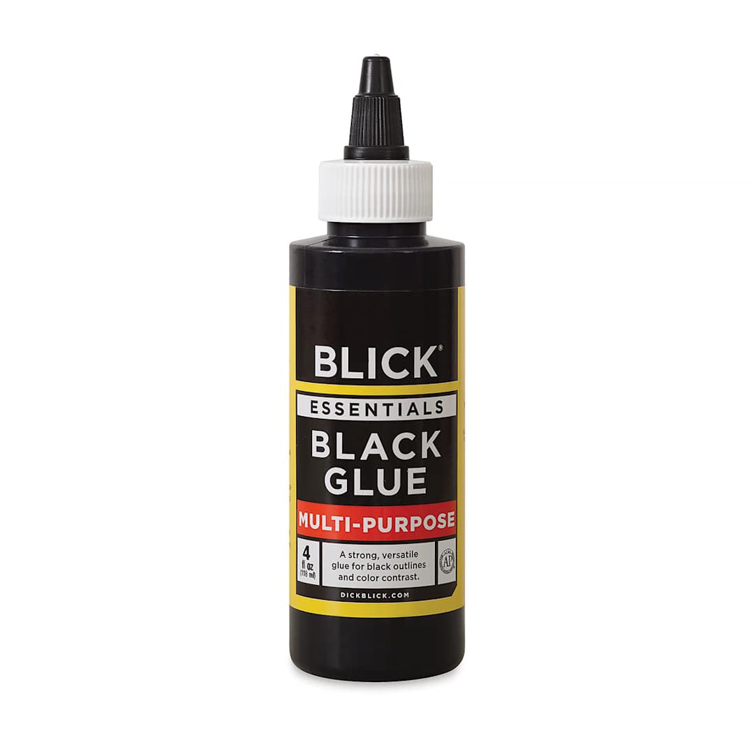 Open in modal - Blick Black Glue - front view of 4 oz bottle