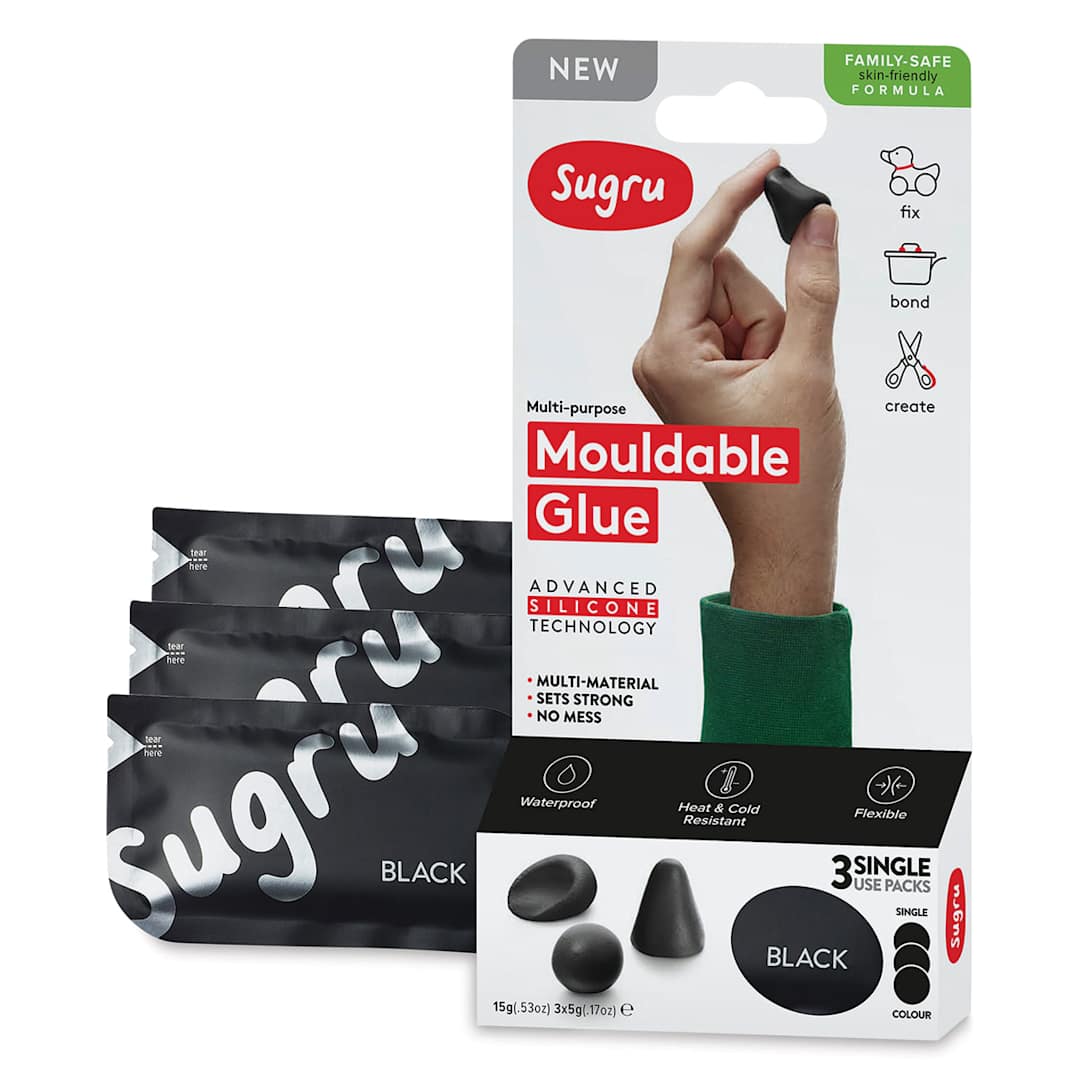Open in modal - Sugru Mouldable Glue - Pkg of 3, Black