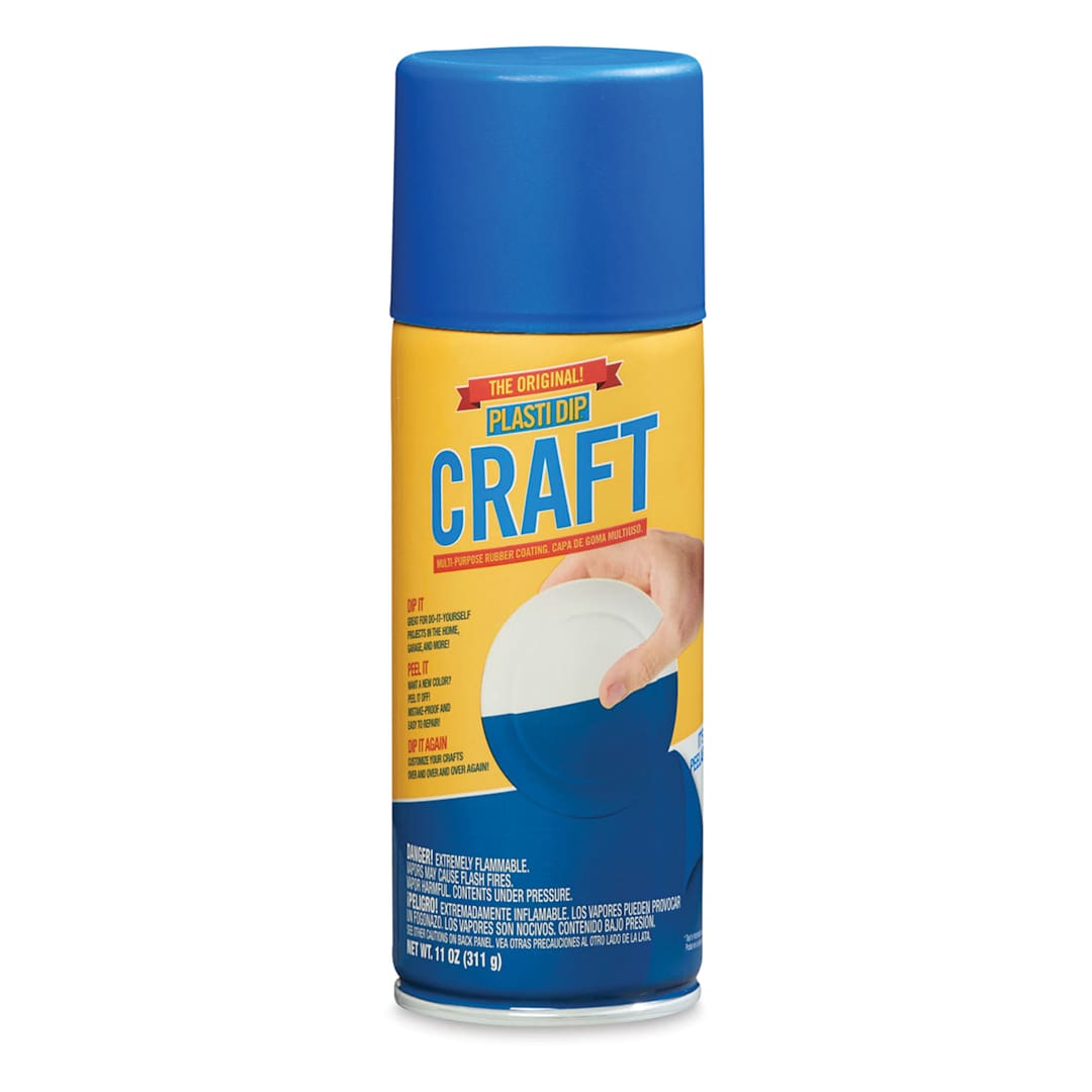 Open in modal - Plasti Dip Craft Spray Paint - Front of Gulf Coast Blue Spray can 