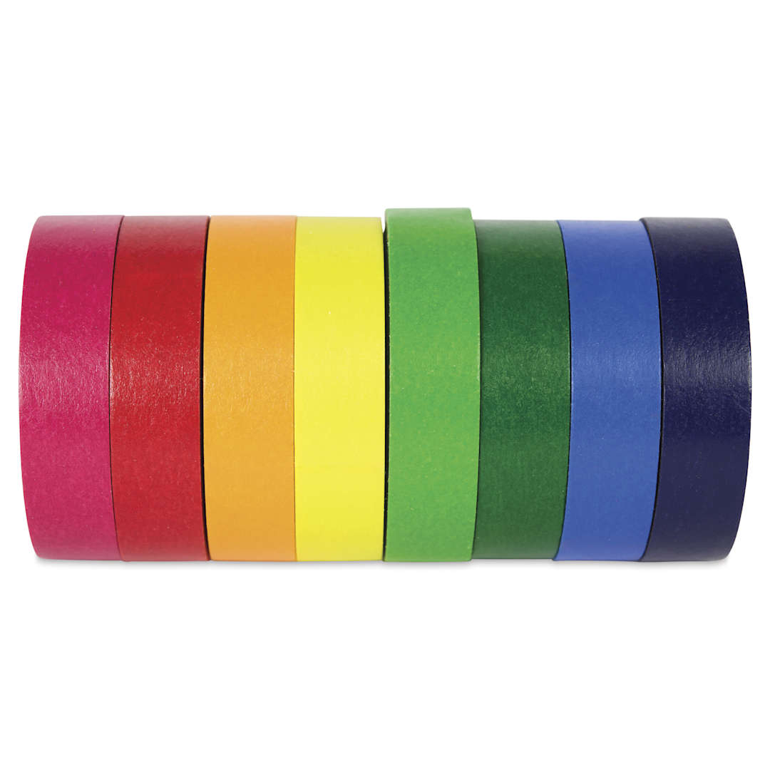 Open in modal - Scotch Washi Tape - Rainbow Colors, Set of 8