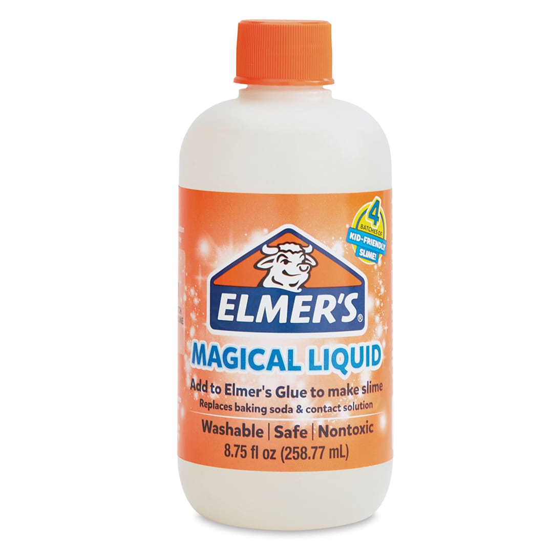 Open in modal - Elmer's Magical Liquid Slime Activator - Front view of 8 oz bottle