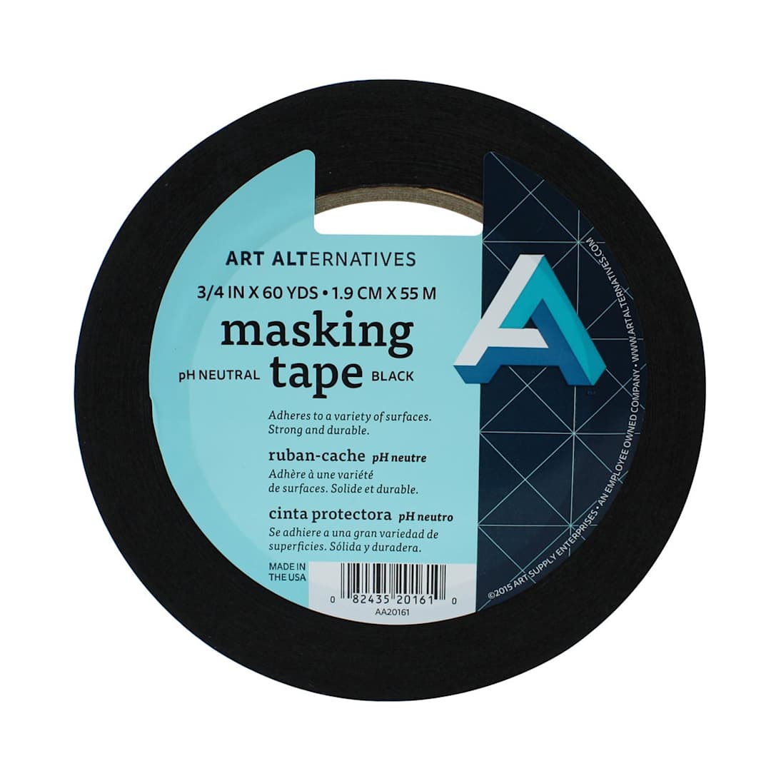 Open in modal - Art Alternatives pH Neutral Black Masking Tape, 3/4" x 60 yds.